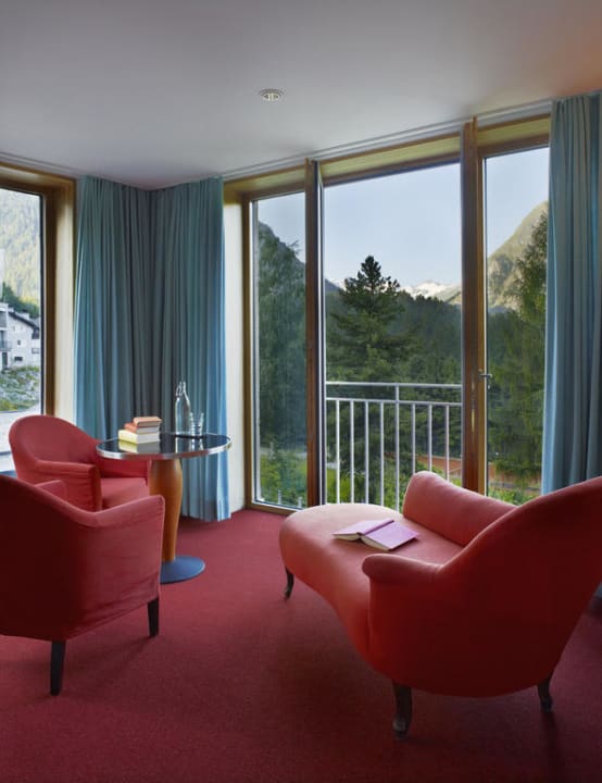 Saratz Aussichtseckzimmer Ela Tuff Hotel Saratz