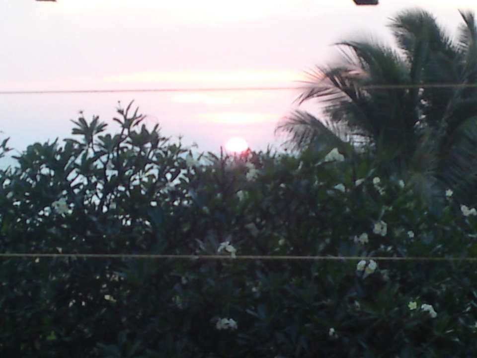 Vom Balkon in Richtung Meer Hotel Jetwing Beach