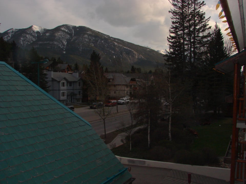 Ausblick vom Balkon Hotel Banff Caribou Lodge and Spa