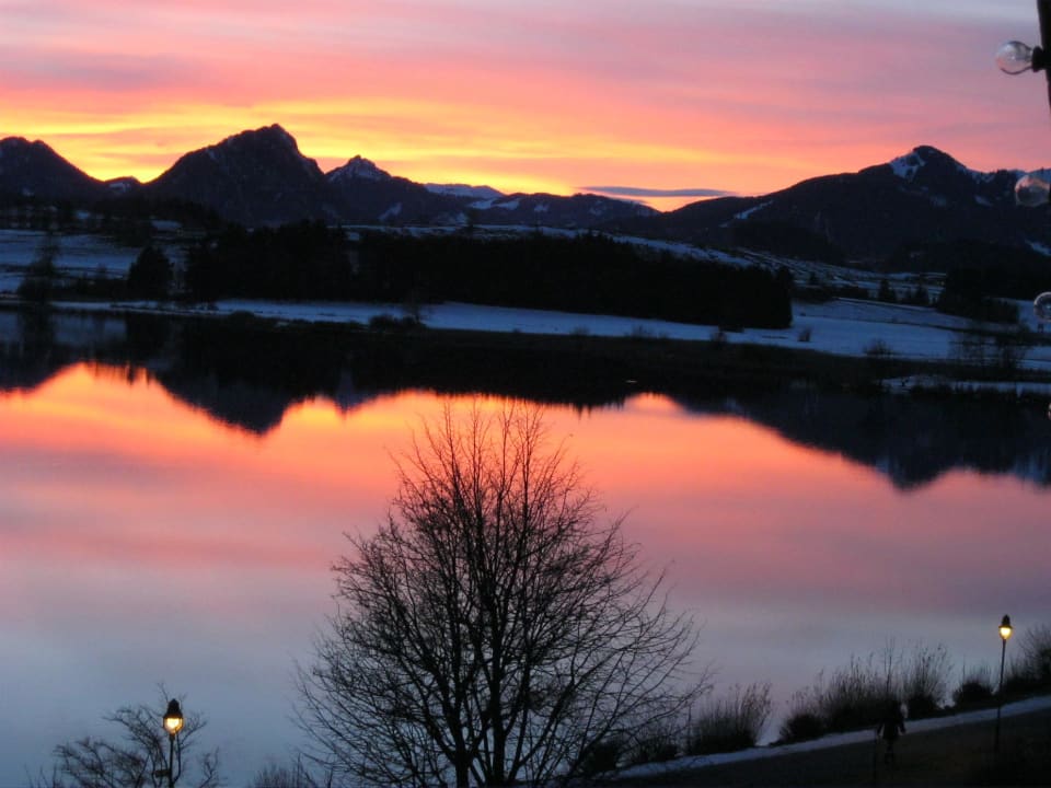 Sonnenuntergang Hopfensee Residenz Sonnenhang 1 & 2