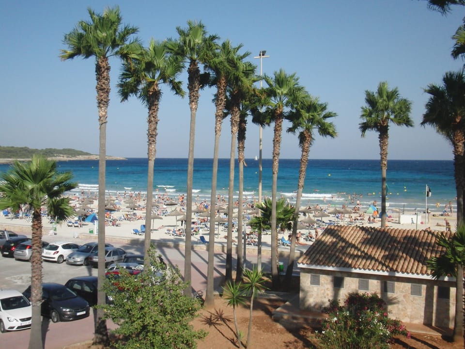 Blick vom Balkon unseres Appartement Hipotels Mediterraneo Club