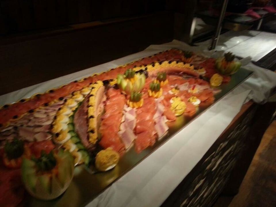 Fischplatte vom Silversterbuffet Sonnenwald Hotel