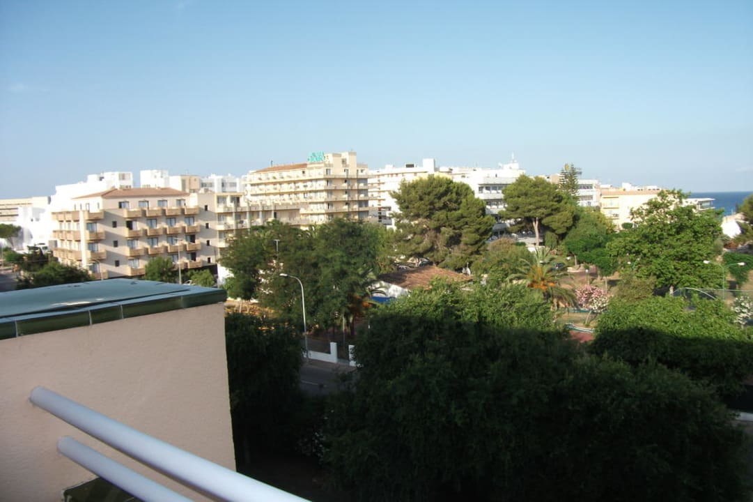 Ausblick vom Balkon Hotel Mariant Park