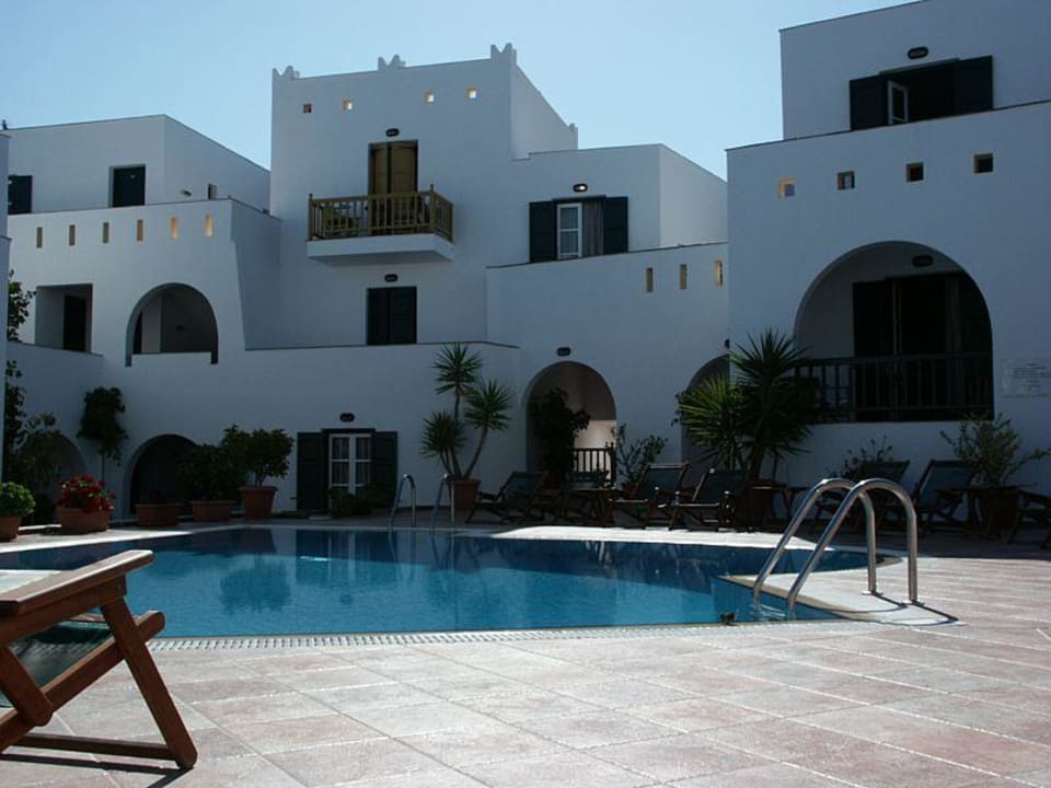 Pool area Hotel Spiros