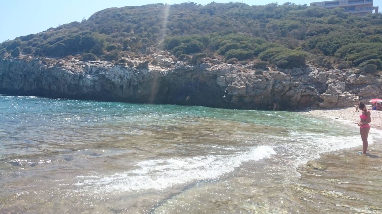 Achtung Seeigelalarm und Kieselstrand  Aeolis Thassos Palace