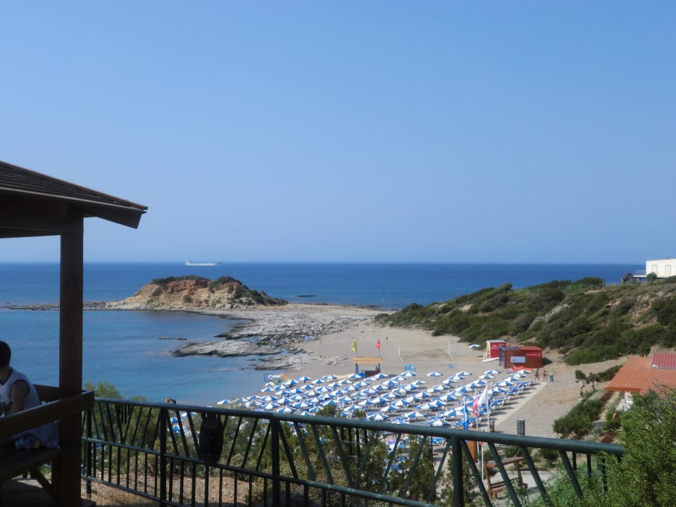 Wunderschöner Blick zum Strand Rodos Princess Beach Hotel & Spa