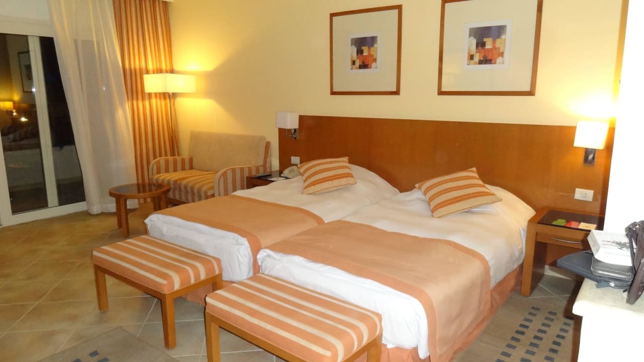 Unser großes Zimmer im Beach Hotel Cleopatra Luxury Resort Makadi Bay
