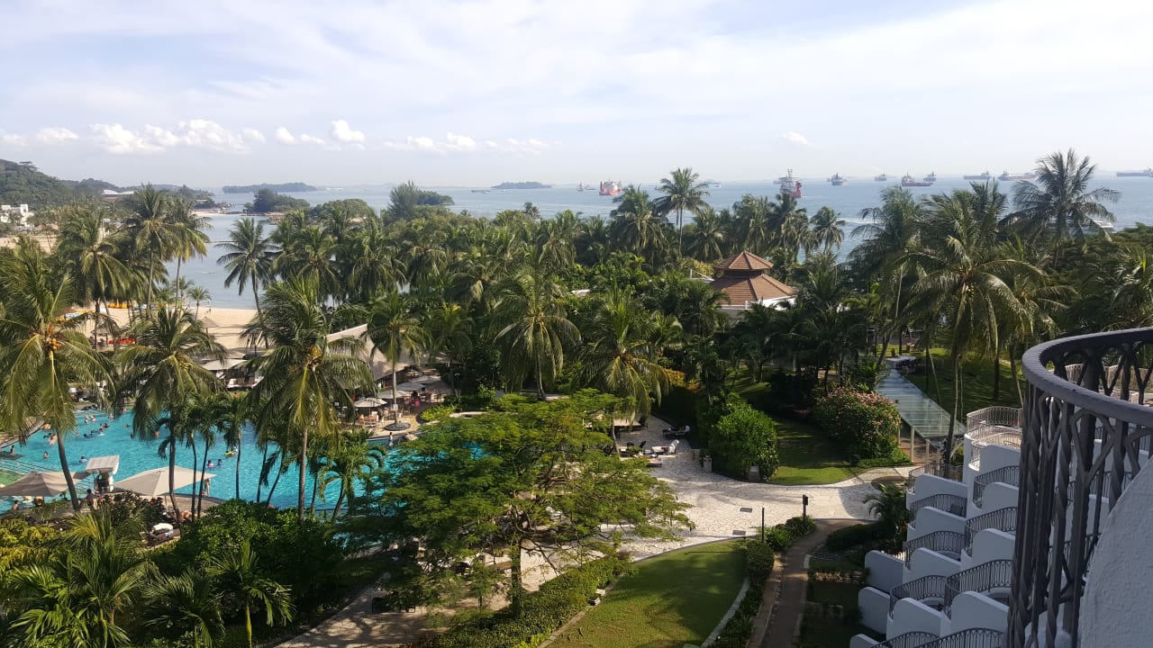 Ausblick Hotel Shangri-La's Rasa Sentosa Resort
