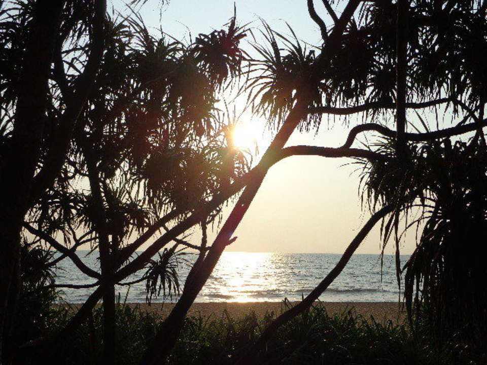 Sonnenumtergang Tangerine Beach Hotel