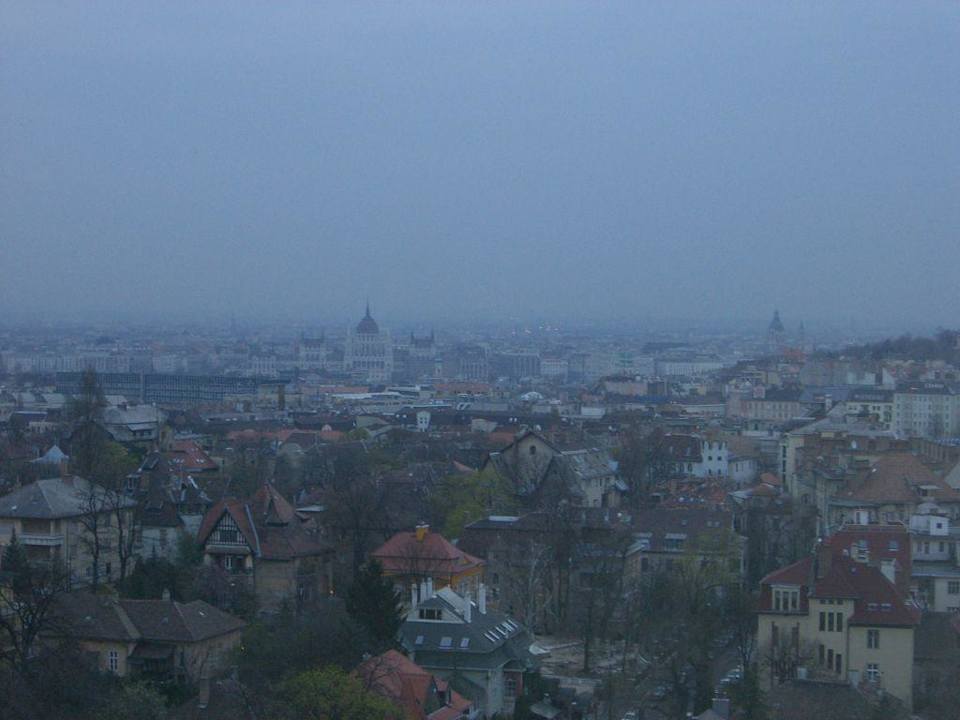 Ausblick vom Zimmer, 13. Stock Hotel Budapest
