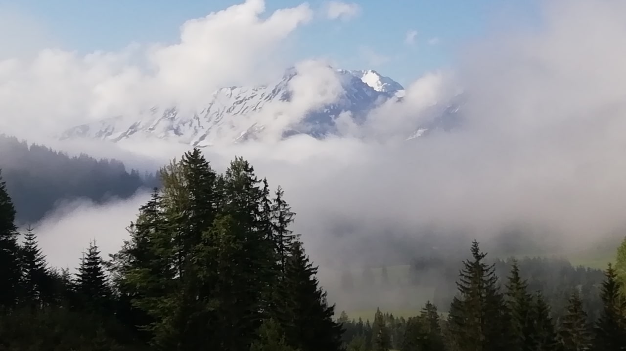 Ausblick Bauernhof Haus Edelweiss