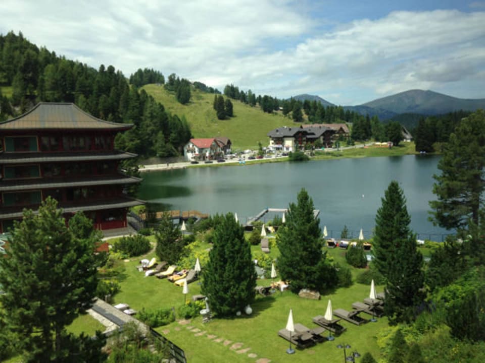 Blick vom Zimmer Hotel Hochschober