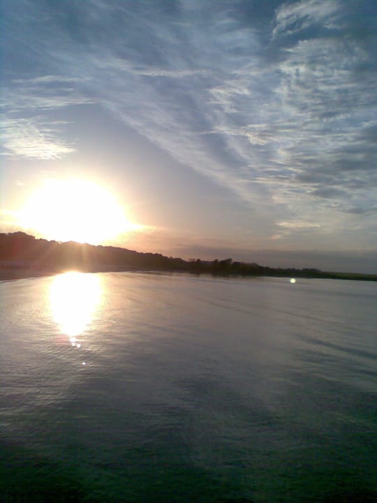 Sonnenuntergang Seehotel Großherzog von Mecklenburg