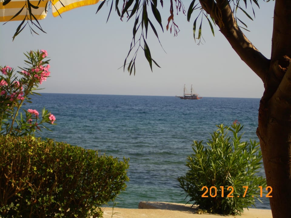 Kartenmotiv von der Strandliege Oz Hotels Incekum Beach