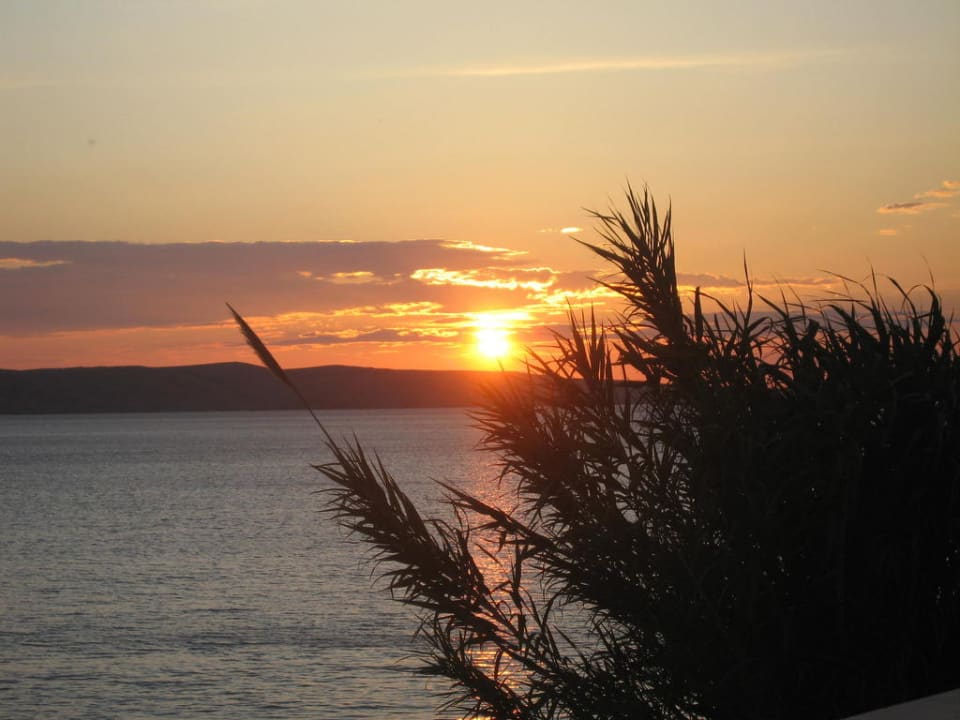 Sonnenuntergang Pension Augustino