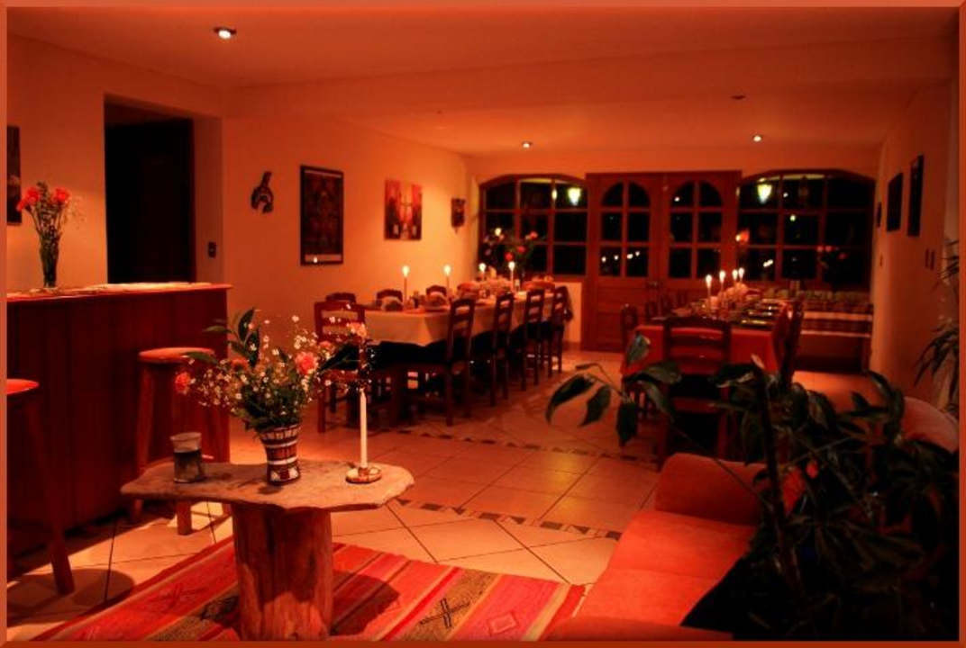 Restaurant at Night Guesthouse Qoya Urubambatal