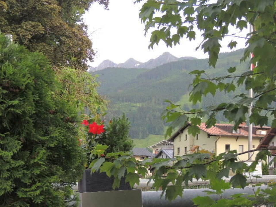 Ausblick von der Terrasse Hotel LukasMayr