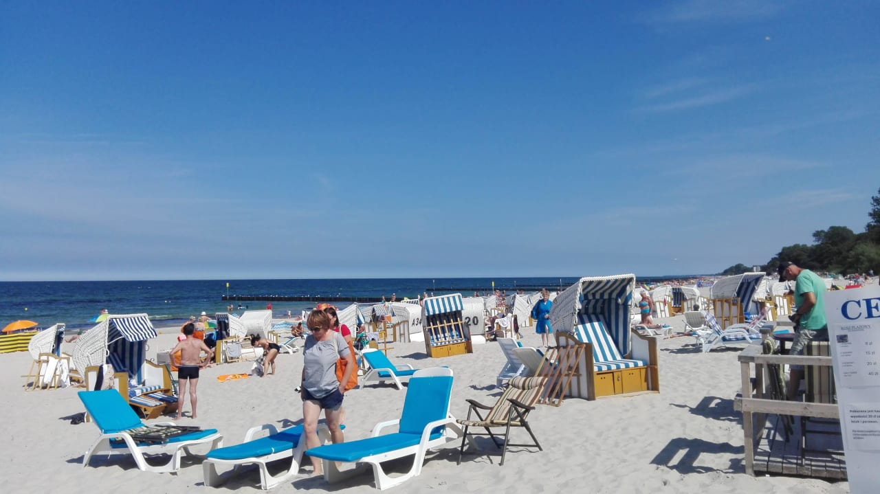 Der schöne Strand von Kolberg San Medical SPA