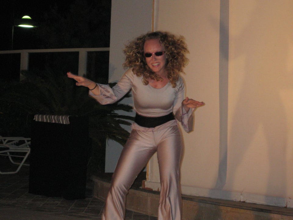 Tornado Erika vom Animationsteam Hipotels Flamenco