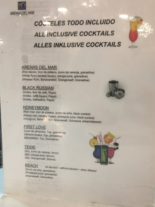 Gastro Kn Arenas del Mar Hotel