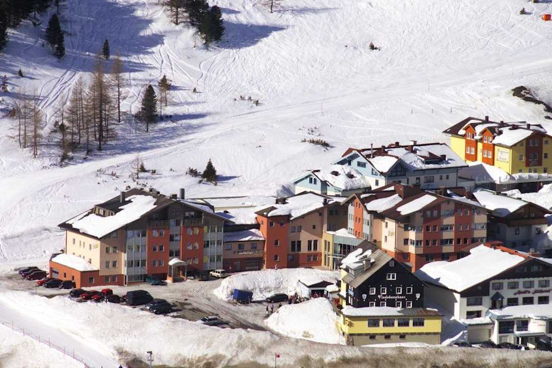 Hotel Enzian Ansicht vom Plattenkar Hotel Enzian