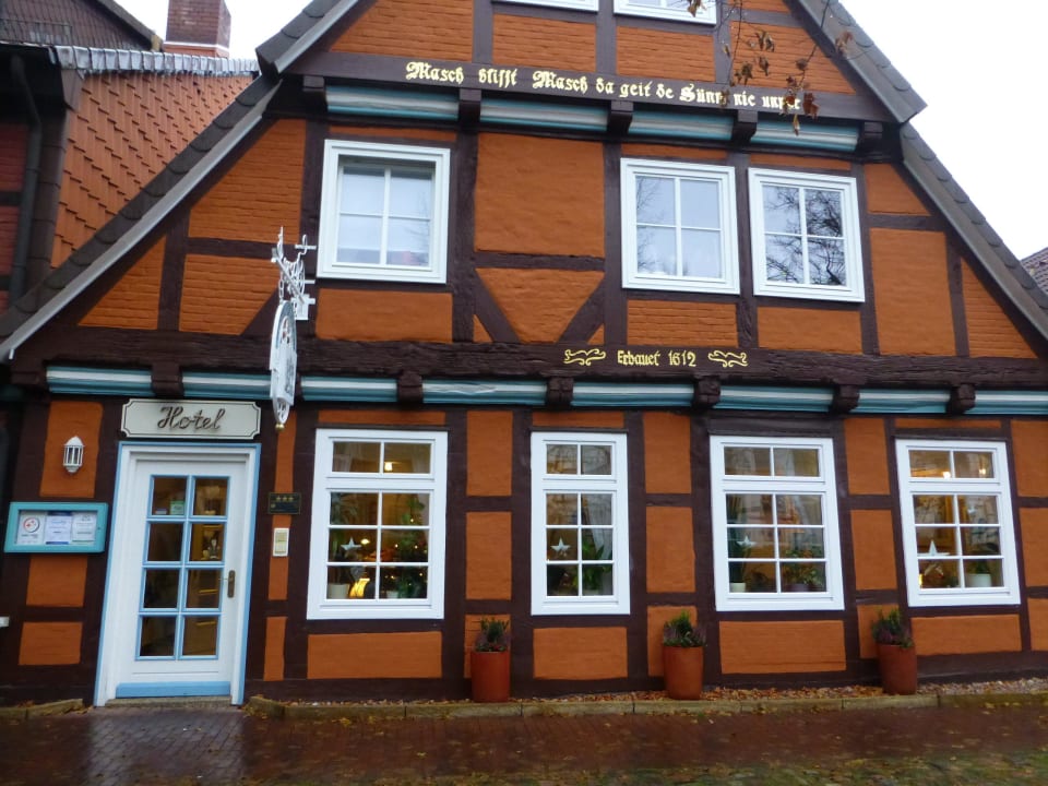 Klein aber fein: Haupteingang Hotel Garni St. Georg