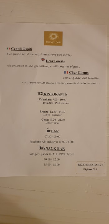 Gastro Janna e Sole Resort