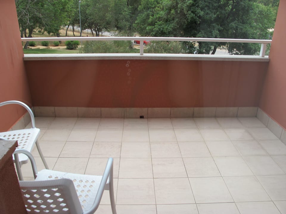 Viel zu großer Balkon Hotel Albatros Plava Laguna