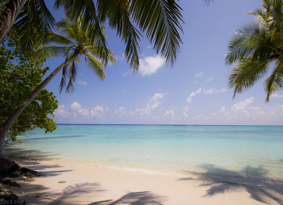 Am Strand Fihalhohi Maldives