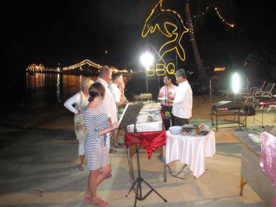 BBQ abends Long Bay Resort Koh Phangan