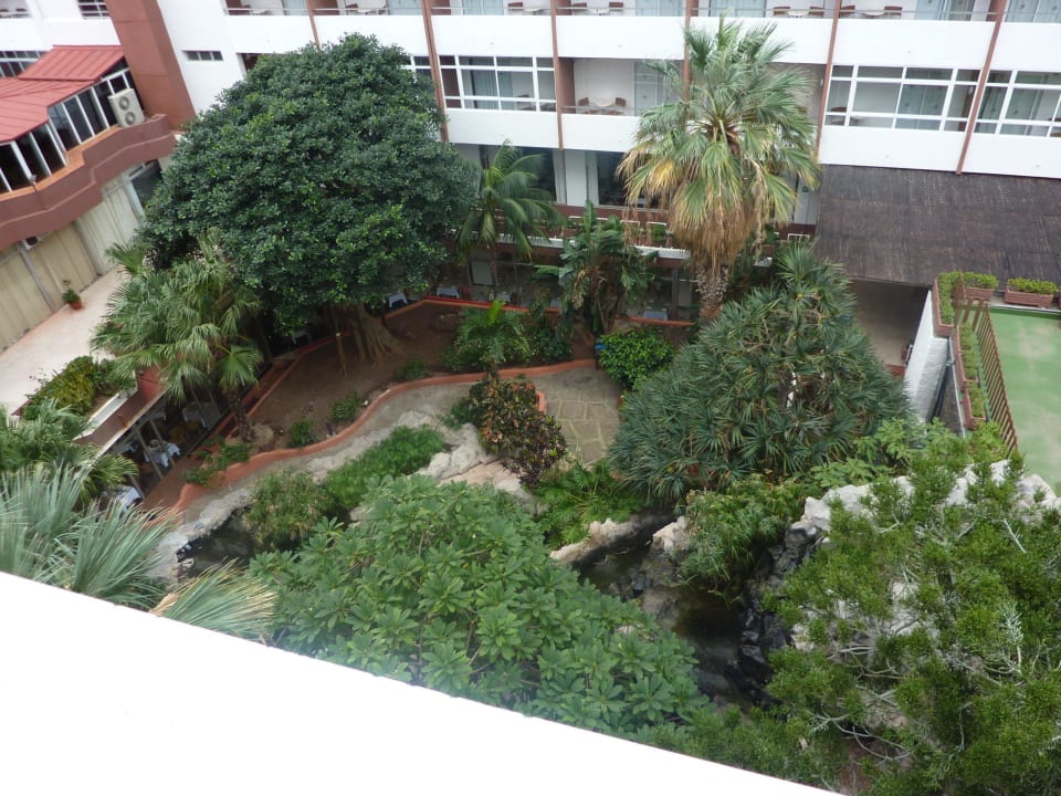 Blick von meinen Balkon Hotel Catalonia Punta del Rey