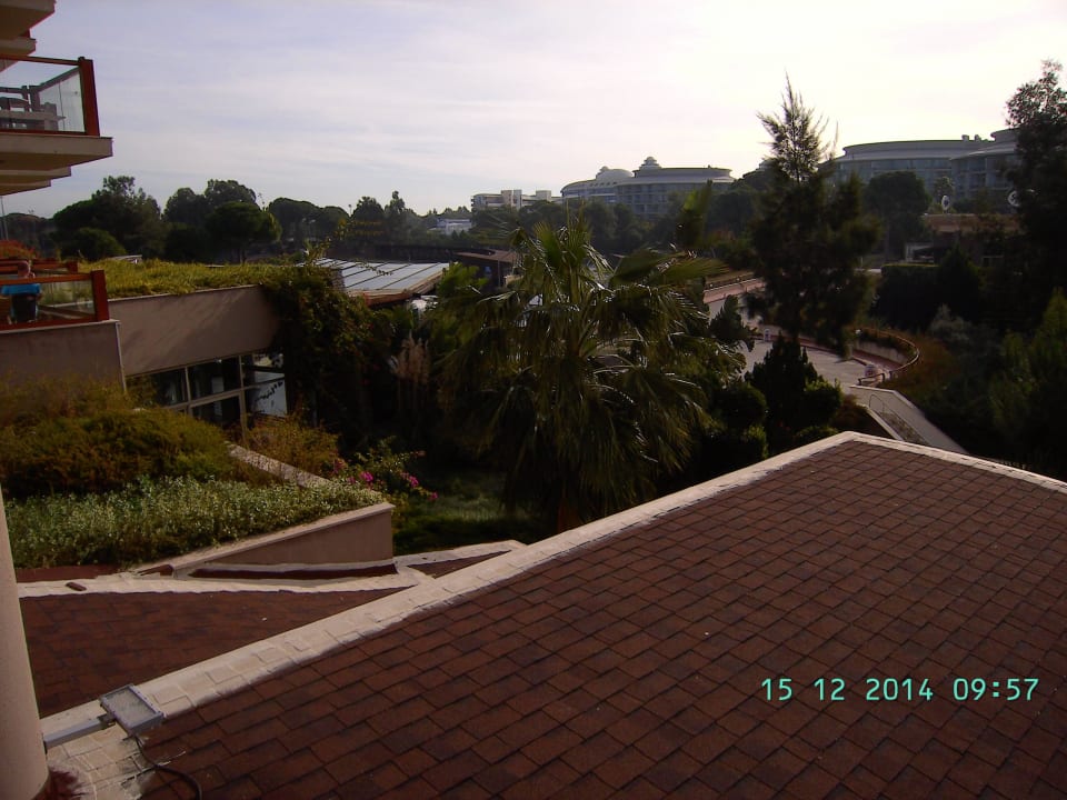 Von Balkon zu den Schwesterhotel Sueno Hotels Golf Belek