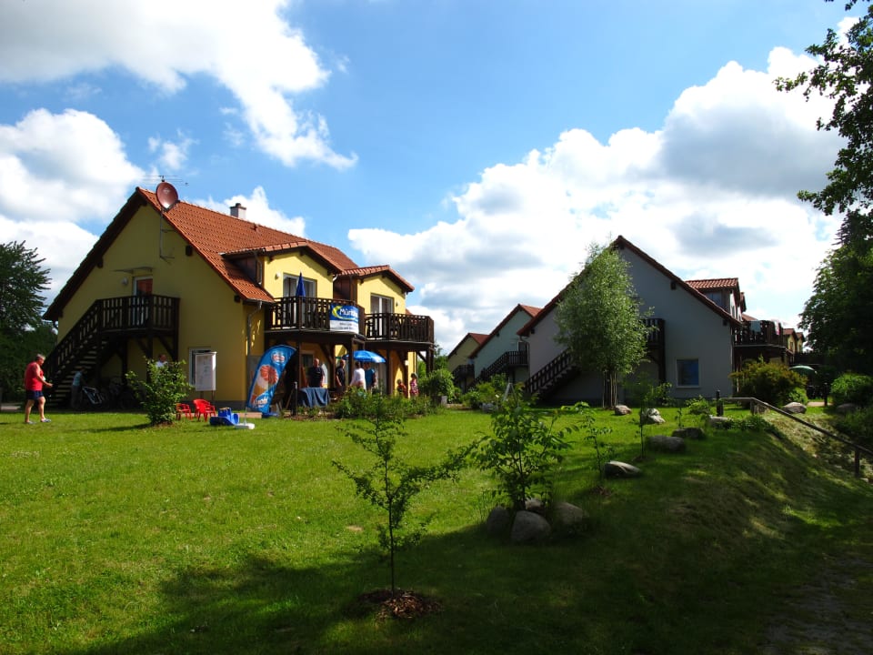 Blick zum Kanuverleih MüritzKanu Müritzparadies Feriendorf Alte Fahrt