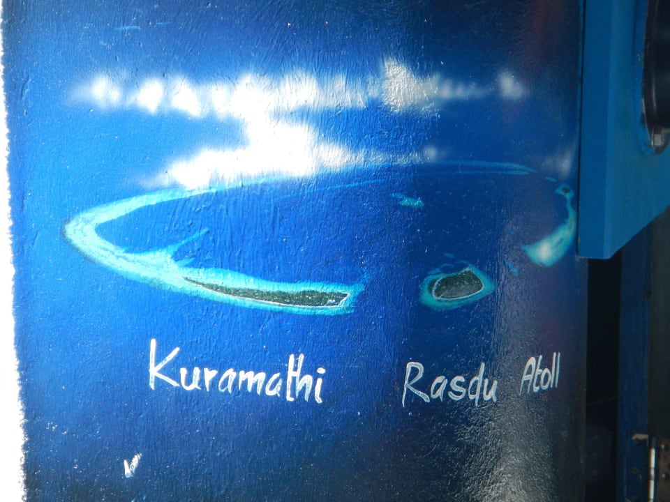 Sieht man überall gemalt - toll!!! Kuramathi Maldives