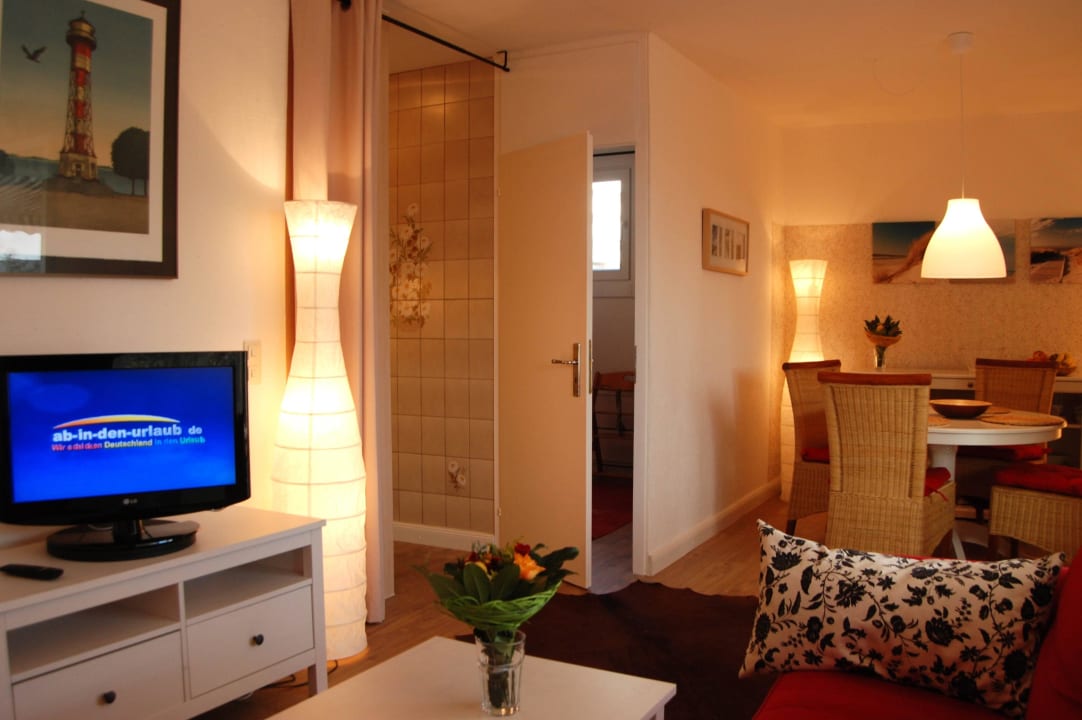 Wohnzimmer Ferienwohnungen Heiligenhafen Kemper's Apart