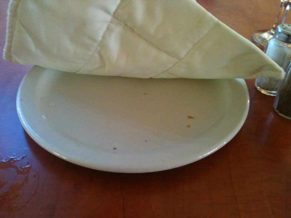 Drecke Teller mit Bestellhülle Simantro Resort