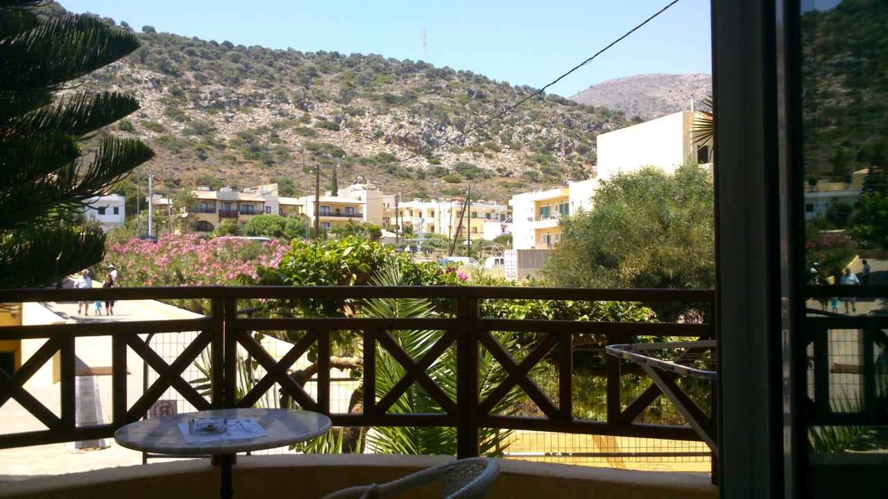 Blick vom Balkon  Cactus Beach