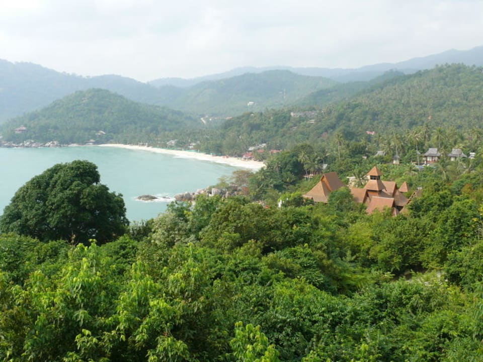 Blick auf die Bucht Santhiya Koh Phangan Resort & Spa