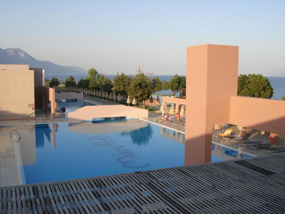 Ausblick vom Essbereich Atlantica Mikri Poli Kos