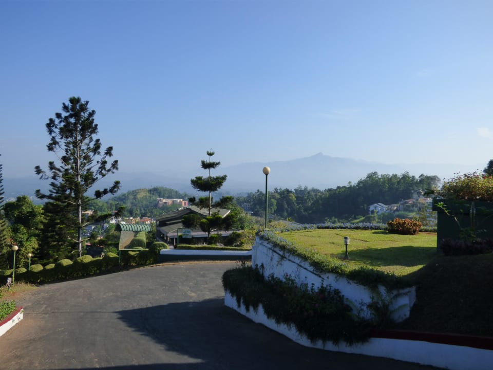 Blick vom Ausgang Hotel Topaz