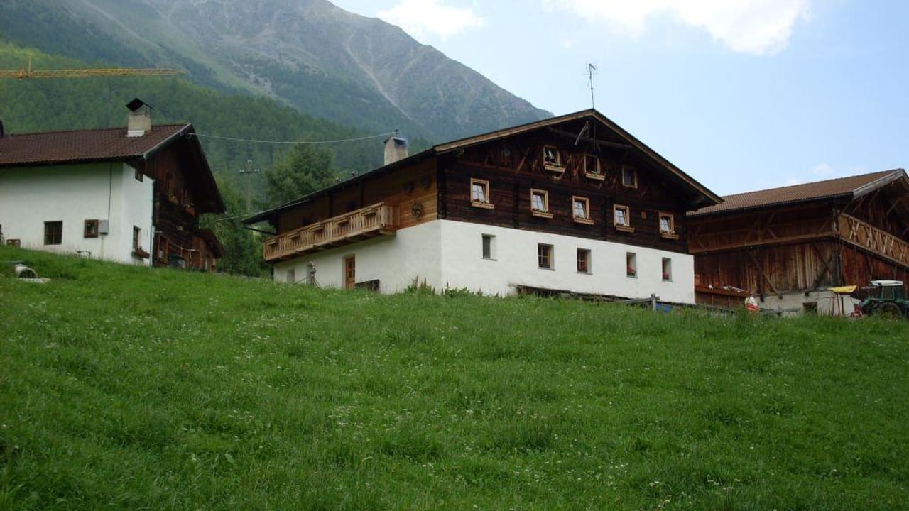 Unter -Pretrachthof vom See aus Bauernhof Unter Pretrachthof