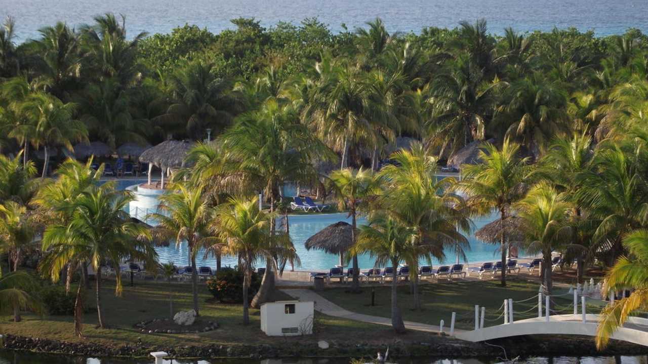 Blick von Oben Melia Las Antillas - Adults only