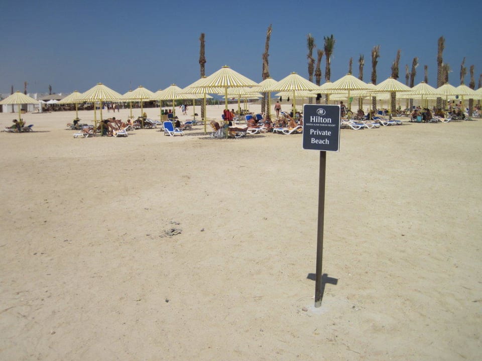 Privatstrand Hilton Marsa Alam Nubian Resort