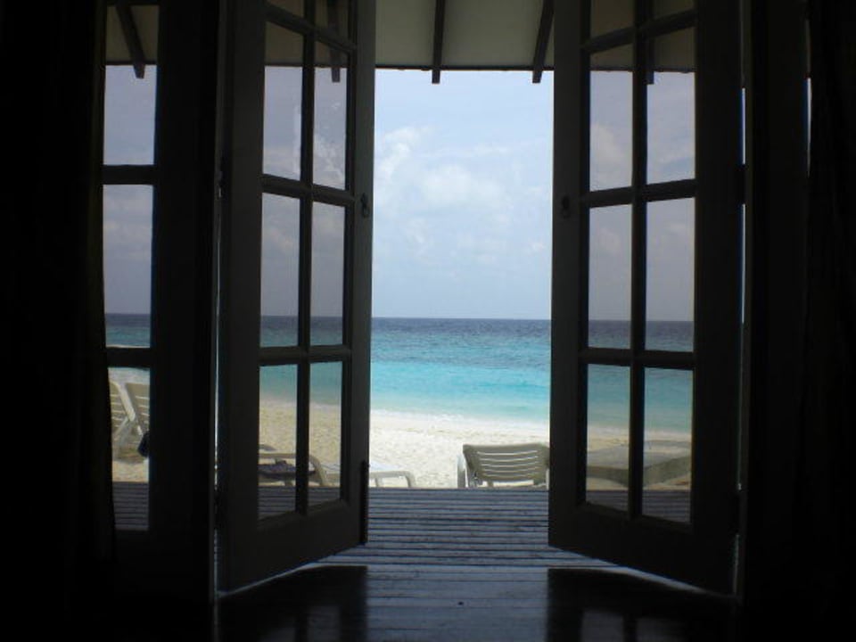 Vom Bett aus Adaaran Select Meedhupparu Island Resort - Premium All Inclusive