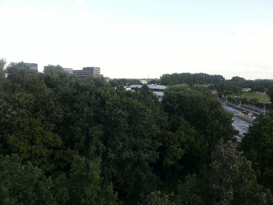 View from sixth floor Bastion Hotel Utrecht