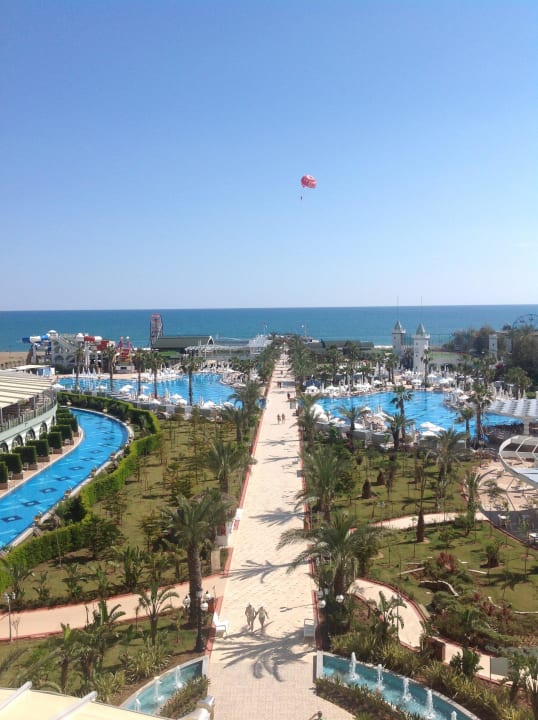 Vue depuis notre chambre familiale Hotel Delphin Imperial