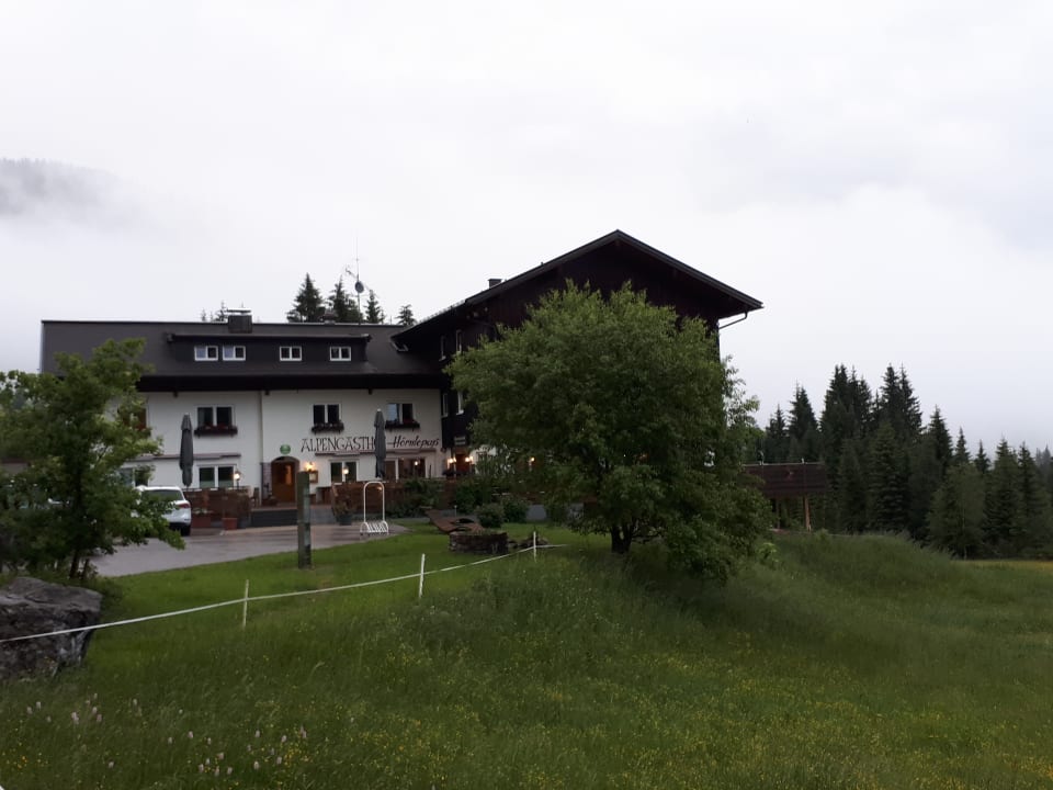 Außenansicht Alpengasthof Hörnlepass