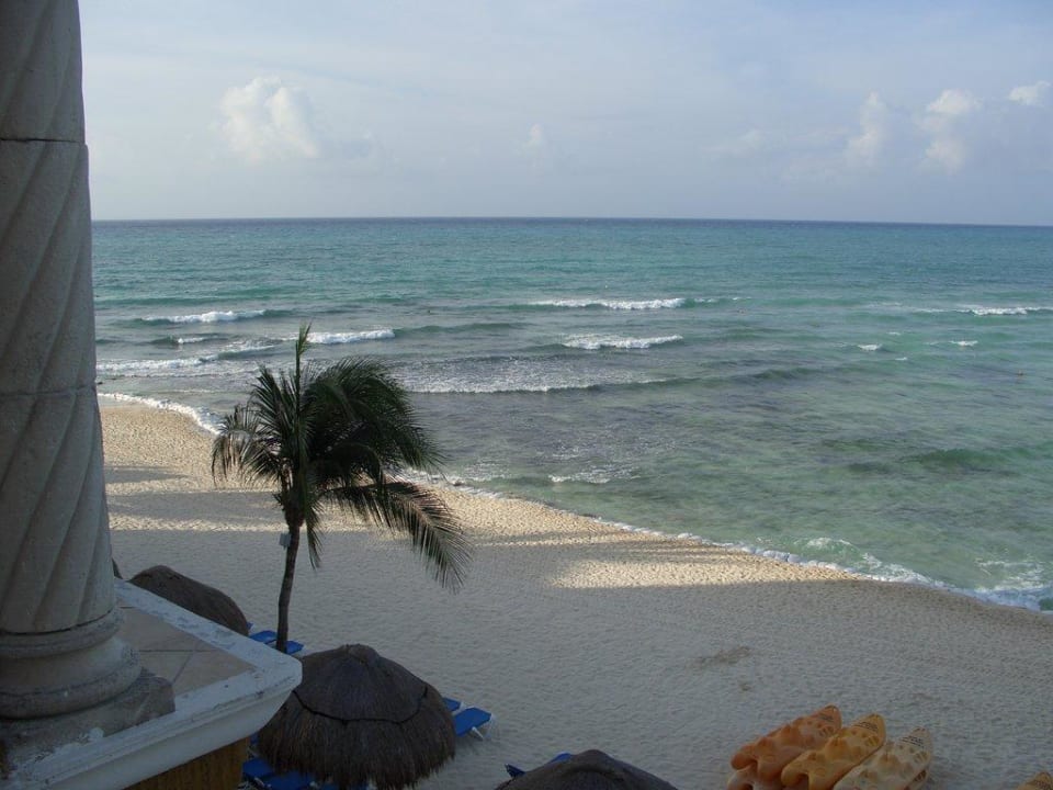 Blick von Balkon auf das Meer Wyndham ALLTRA Playa del Carmen
