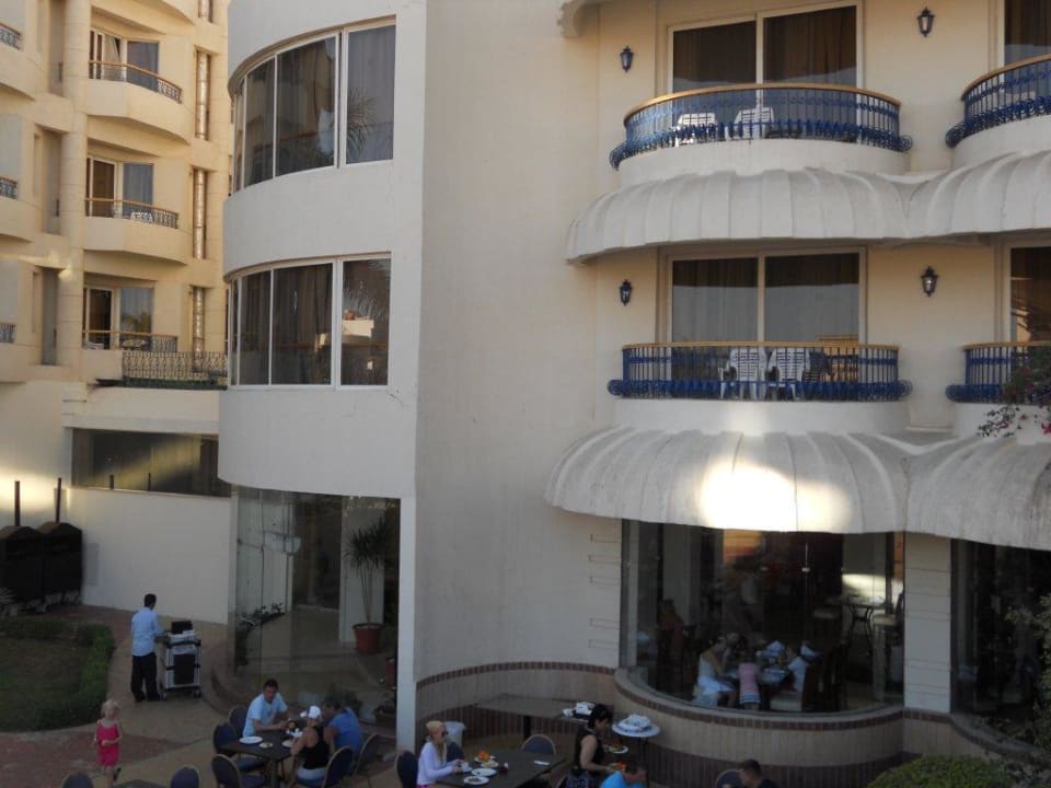 Blick auf das Hotel Seagull Beach Resort