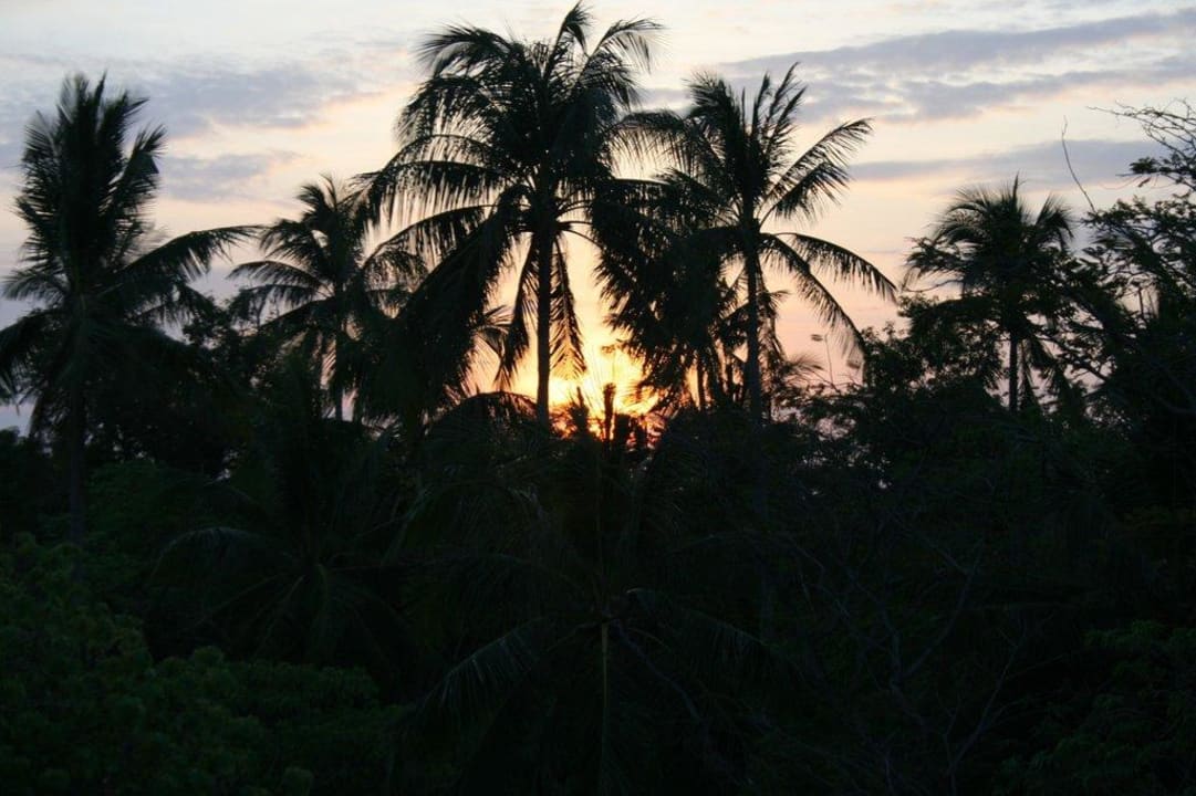 Sonnenuntergang vom Zimmer Hotel Peach Blossom